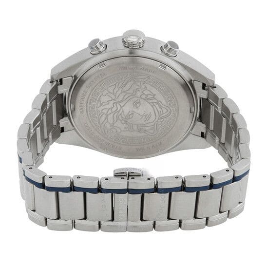 Relógio masculino Versace mostrador azul VEHB00519