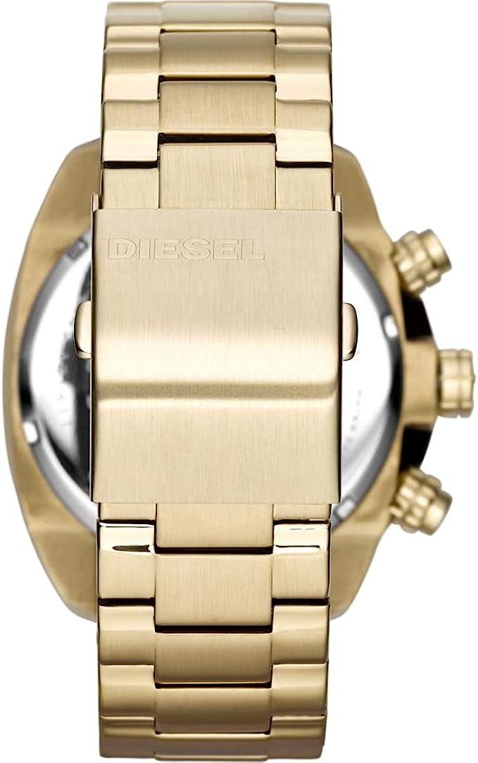 Relogio Masculino Analogico Quartzo De Aco Inoxidavel, Diesel DZ1865, Dourado - FBStorex