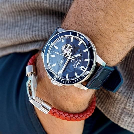 Relógio Bulova Marine Star Serie C Automático Azul 96A291