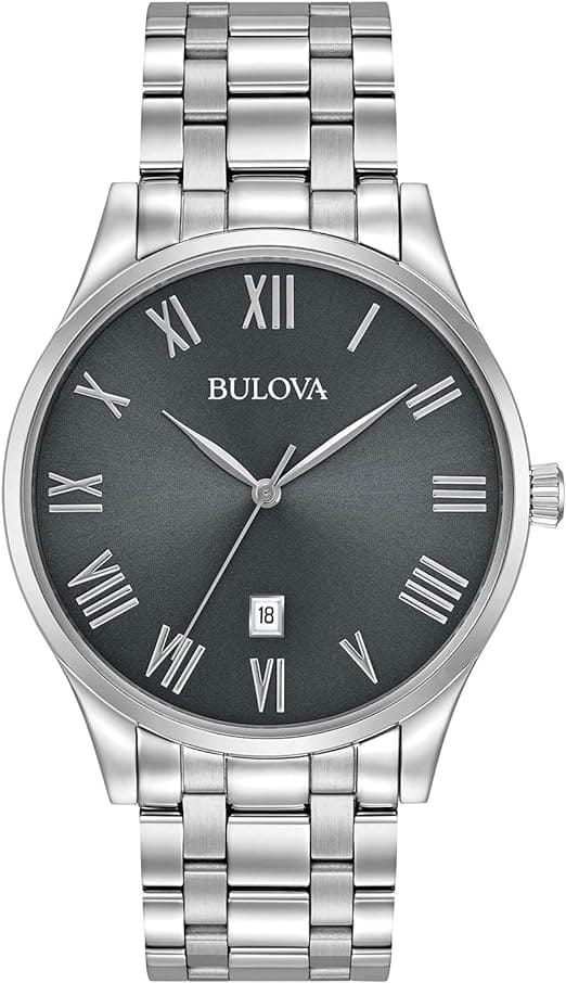 Relógio Masculino Bulova Classic Prata 96b261