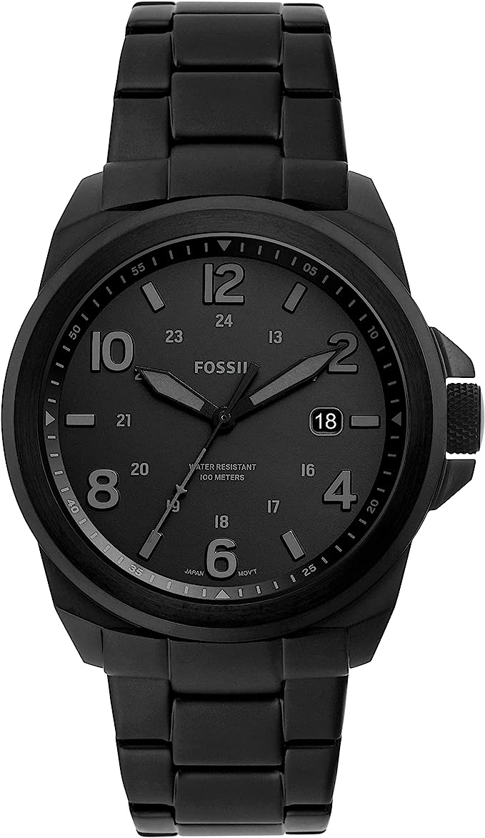 Relógio masculino Fossil Bronson com pulseira de aço inoxidável - FS5940 - FBStorex