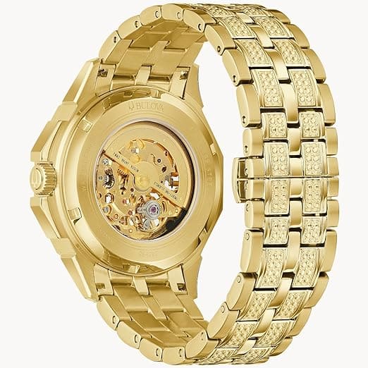 Relógio Bulova Crystal Octana  Dourado 98A292