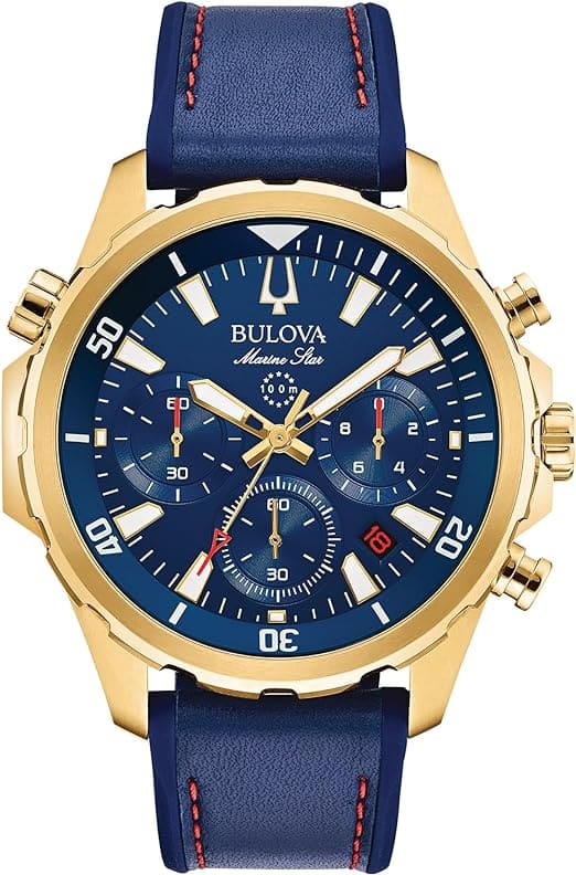 Relógio  Masculino Bulova Marine Star Cronógrafo 97B168