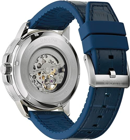 Relógio Bulova Marine Star Serie C Automático Azul 96A291