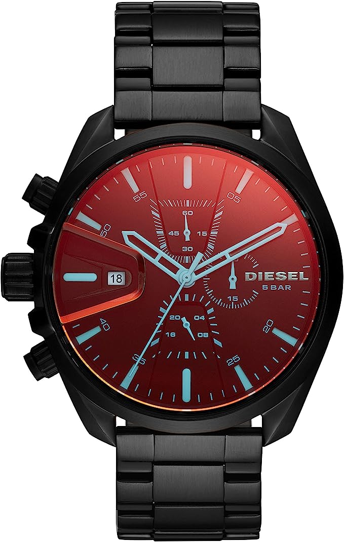 Relógio DIESEL masculino preto cronógrafo DZ4489 P1PX - FBStorex