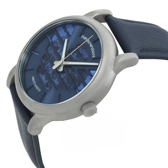 Relógio Masculino Emporio Armani Mostrador Azul AR60030